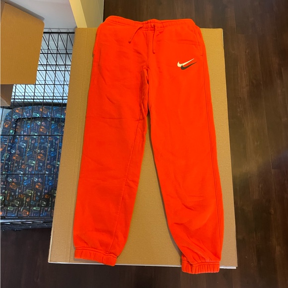 Nike Air Orange Men’s Joggers - Picture 1 of 4